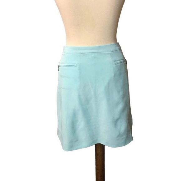 Izod light blue tennis golf skort hidden zipper closure size 12 - Picture 6 of 13